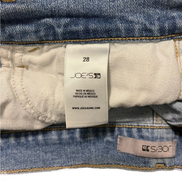 Joe's Nahrin Distressed Light Wash Tomboy Slim Jeans Women’s Size 6/28 - Picture 6 of 7